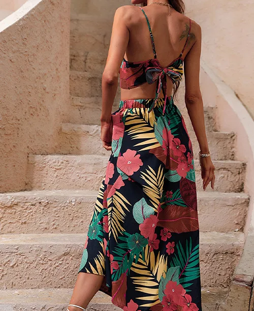 Conjunto feminino saia longa e cropped - imagem 5
