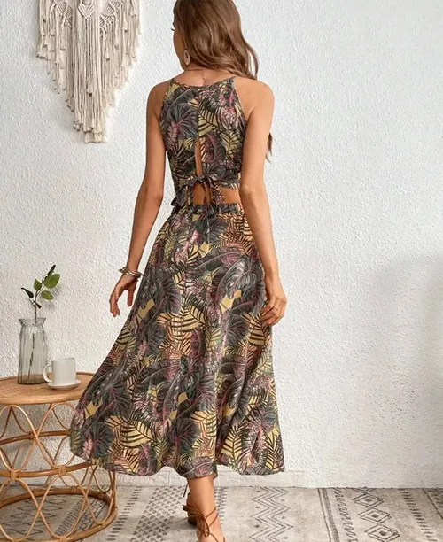 Conjunto feminino saia midi e cropped - imagem 7