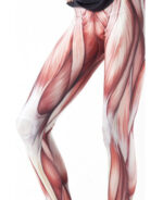 Legging estampa de músculos