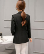 Blazer feminino slim fit acinturado colorido