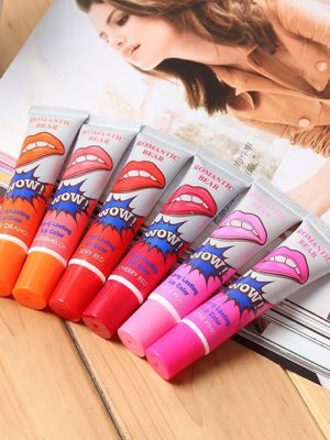 Batom gloss máscara impermeável