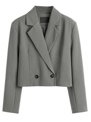 Blazer feminino curto
