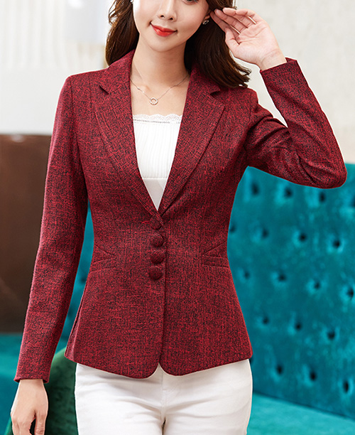 Blazer slim feminino acinturado