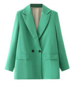 Blazer feminino alfaiataria alongado