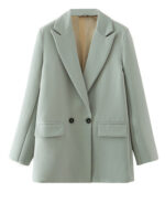 Blazer feminino alfaiataria alongado