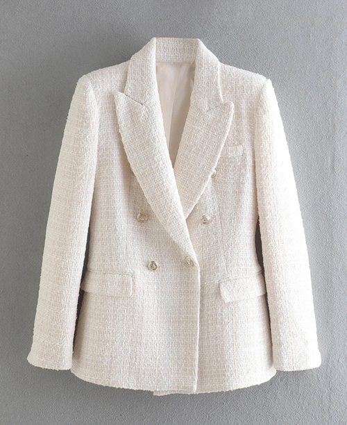 Blazer Feminino Tweed, Blazer Feminino, Blazer Feminino de Tweed, Blazer Vintage Tweed, Moda Feminina