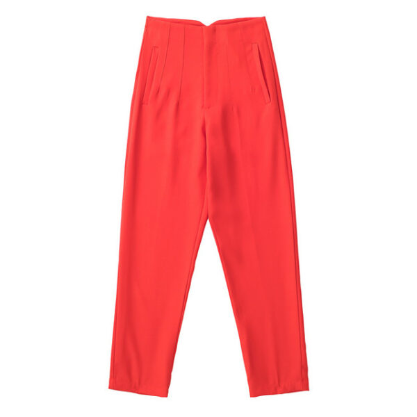 Calça social feminina cintura alta