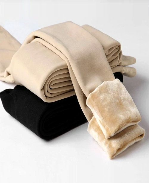 Legging feminina peluciada por dentro