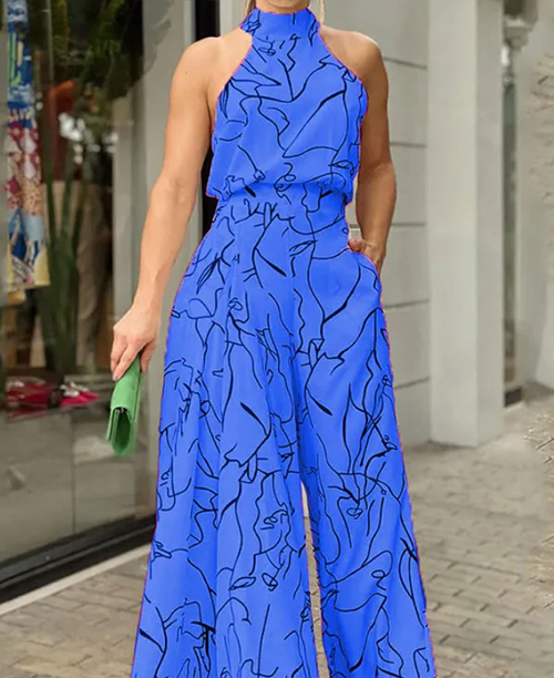 Macacão feminino longo pantalona